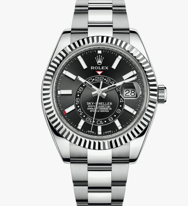 Rolex Sky-Dweller Steel Black Dial 326934 - 2023 Box And Papers