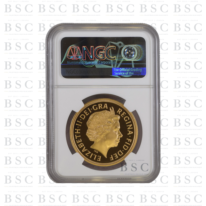 2004 £5 St George Quintuple Sovereign Proof Gold Coin NGC PF69 Ultra Cameo