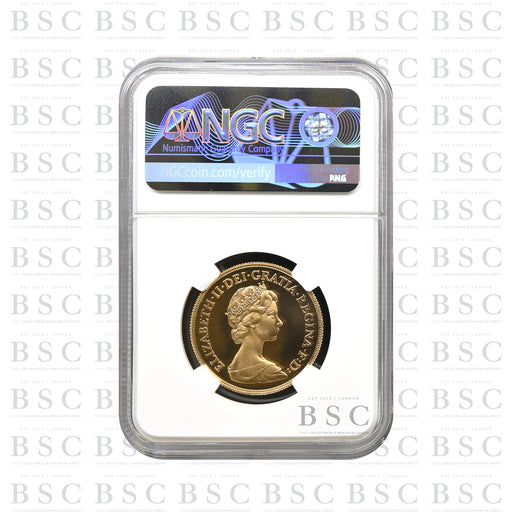 1980 Double Sovereign Second Portrait - Proof Gold Coin - NGC PF69 Ultra Cameo