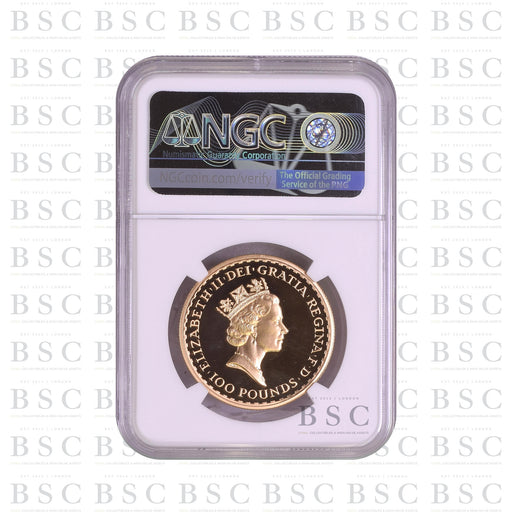 1987 GB £100 1oz Britannia Proof Gold Coin - NGC PF70 Ultra Cameo
