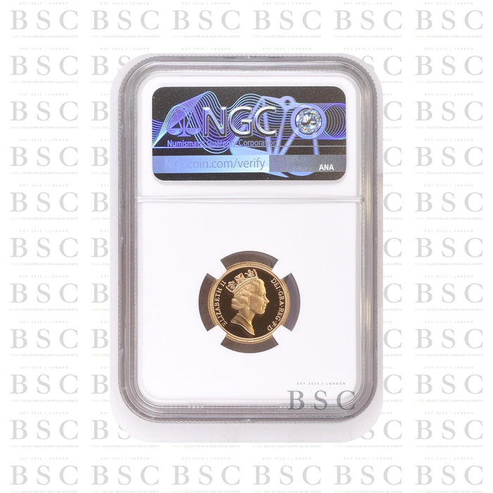 1994 Half Sovereign Elizabeth II Proof Gold Coin - NGC PF69 Ultra Cameo