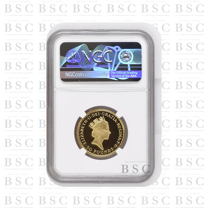 1997 1/2oz Elizabeth II Britannia Proof Gold Coin - NGC PF69 Ultra Cameo