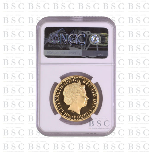 2002 GB £100 1oz Britannia Proof Gold Coin - NGC PF70 Ultra Cameo