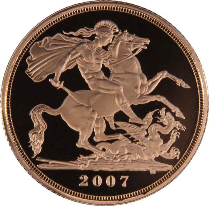 Elizabeth II, 2007 Gold Proof Sovereign NGC PF70 Ultra Cameo