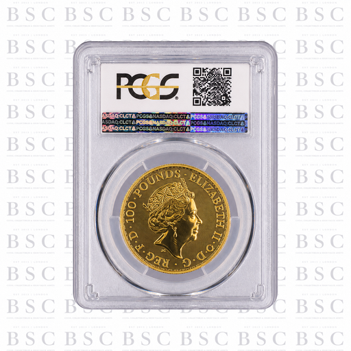 2014 1oz Britannia Gold Coin MS69 PCGS - back