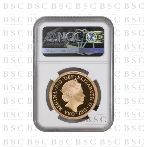 2021 Quintuple Sovereign Fifth Portrait 95 Privy Proof Gold Coin - NGC PF70 Ultra Cameo