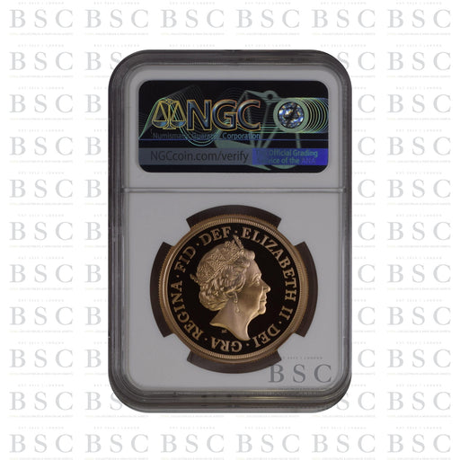 2021 Quintuple Sovereign Fifth Portrait 95 Privy Proof Gold Coin - NGC PF70 Ultra Cameo