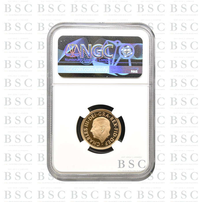 2022 Full Sovereign Special Reverse - Memorial Sovereign Proof Gold Coin - NGC PF70 Ultra Cameo