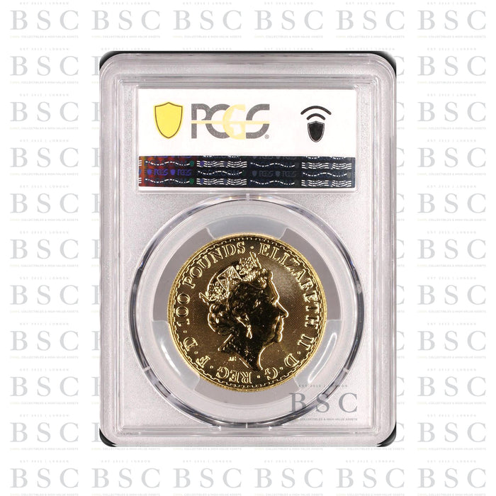 2023 1oz £100 Britannia Queen Elizabeth II Effigy Gold Coin - PCGS MS67
