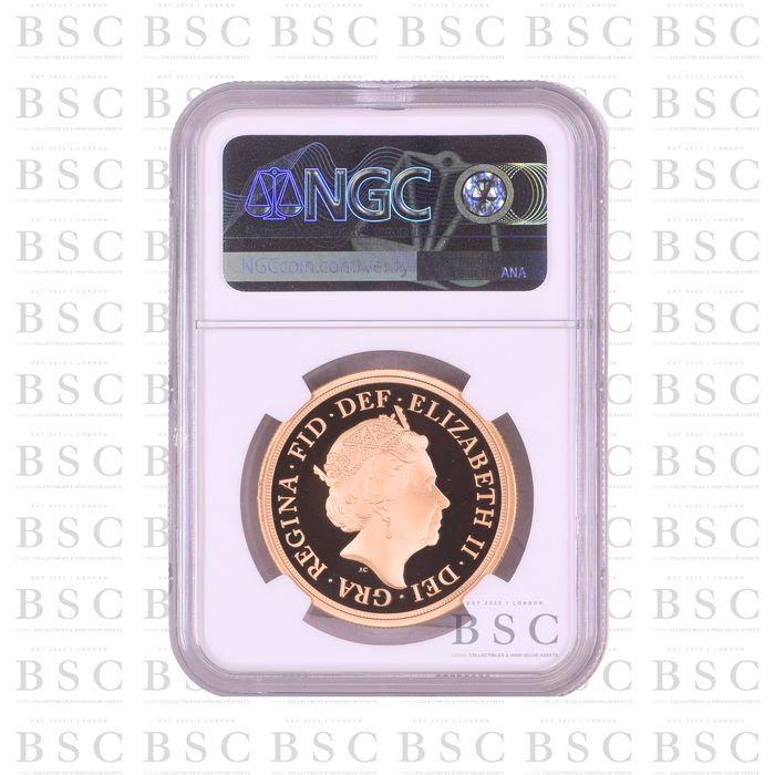 2019 £5 St George Proof Gold Coin PF69 NGC