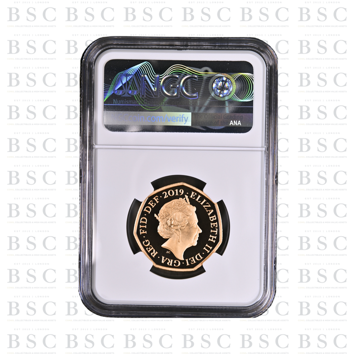 2019 50p Piedfort Girl Guides Proof Gold Coin PF69 NGC