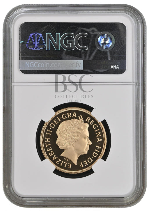 Elizabeth II, 2007 Gold Proof Double Sovereign/Two Pounds NGC PF70 Ultra Cameo
