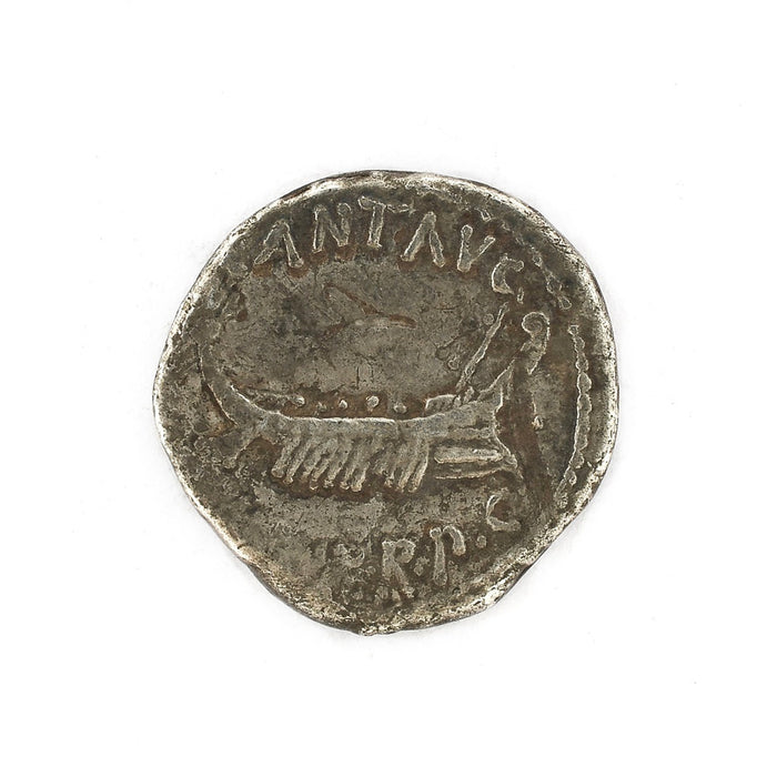 Mark Antony 'Legion XI' Silver Denarius, 32 - 31 B.C.