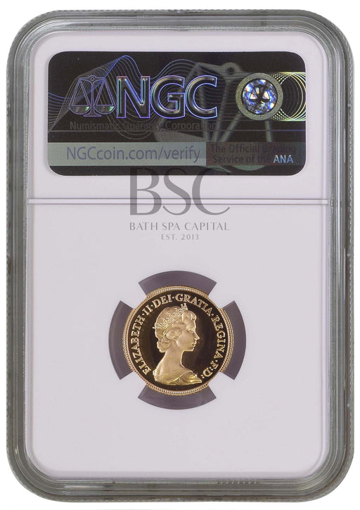 Elizabeth II, 1984 Gold Proof Half Sovereign NGC PF70 Ultra Cameo