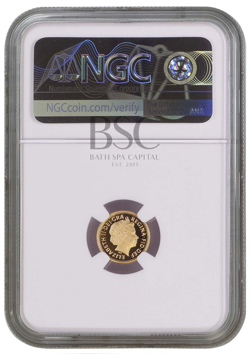 Elizabeth II, 2009 Gold Proof Quarter Sovereign NGC PF70 Ultra Cameo