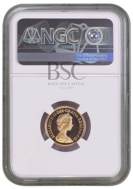 Elizabeth II, 1982 Gold Proof Half Sovereign NGC PF70 Ultra Cameo