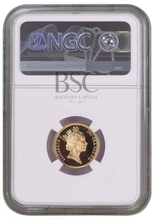 Elizabeth II, 1997 Gold Proof Half Sovereign NGC PF70 Ultra Cameo