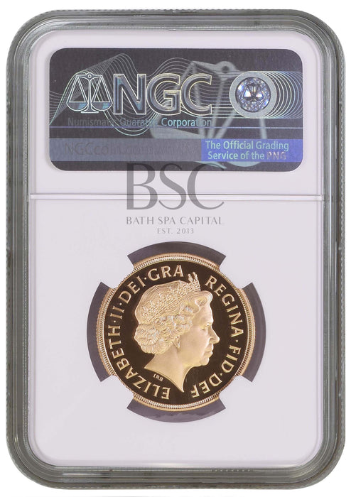 Elizabeth II, 2010 Gold Proof Double Sovereign/Two Pounds NGC PF70 Ultra Cameo
