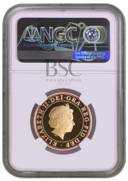 Elizabeth II, 1999 Gold Proof "Rugby World Cup" Two Pounds NGC PF69 Ultra Cameo