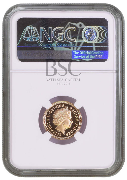 Elizabeth II, 1999 Gold Proof Half Sovereign NGC PF69 Ultra Cameo