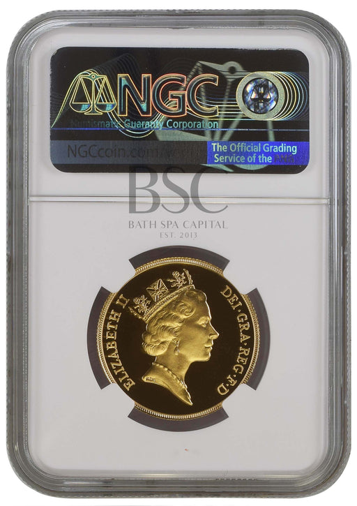 Elizabeth II, 1987 Gold Proof Double Sovereign/Two Pounds NGC PF70 Ultra Cameo