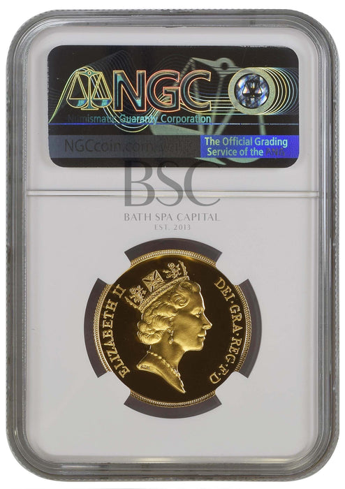 Elizabeth II, 1987 Gold Proof Double Sovereign/Two Pounds NGC PF69 Ultra Cameo