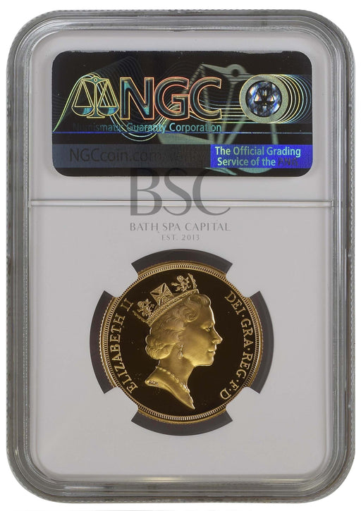 Elizabeth II, 1996 Gold Proof Double Sovereign/Two Pounds NGC PF70 Ultra Cameo