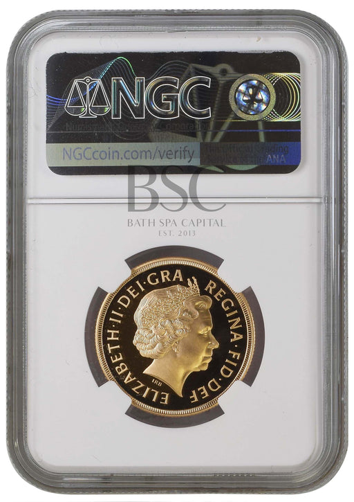 Elizabeth II, 2000 Gold Proof Double Sovereign/Two Pounds NGC PF70 Ultra Cameo