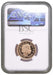 Elizabeth II, 2004 Gold Proof "English Lion" Pattern One Pound NGC PF70 Ultra Cameo
