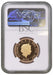 Elizabeth II, 2009 Gold Proof "Robert Burns" Two Pounds NGC PF70 Ultra Cameo