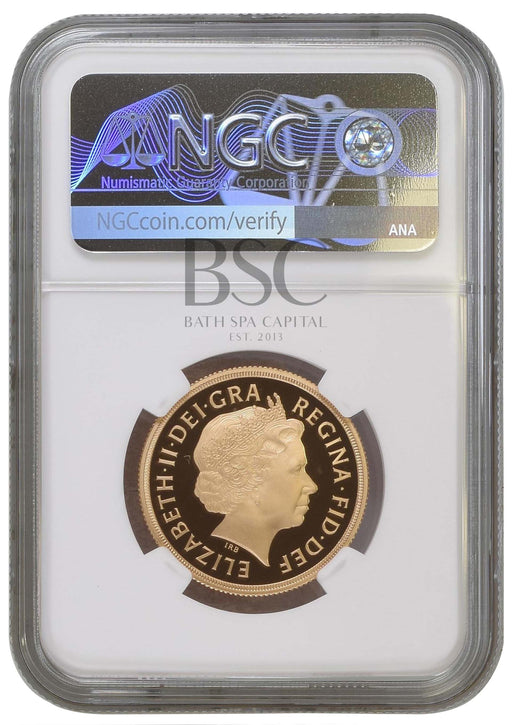 Elizabeth II, 2013 Gold Proof Double Sovereign/Two Pounds NGC PF69 Ultra Cameo