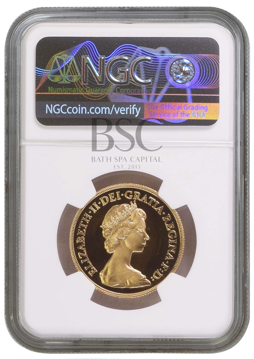 Elizabeth II, 1980 Gold Proof Double Sovereign/Two Pounds NGC PF70 Ultra Cameo
