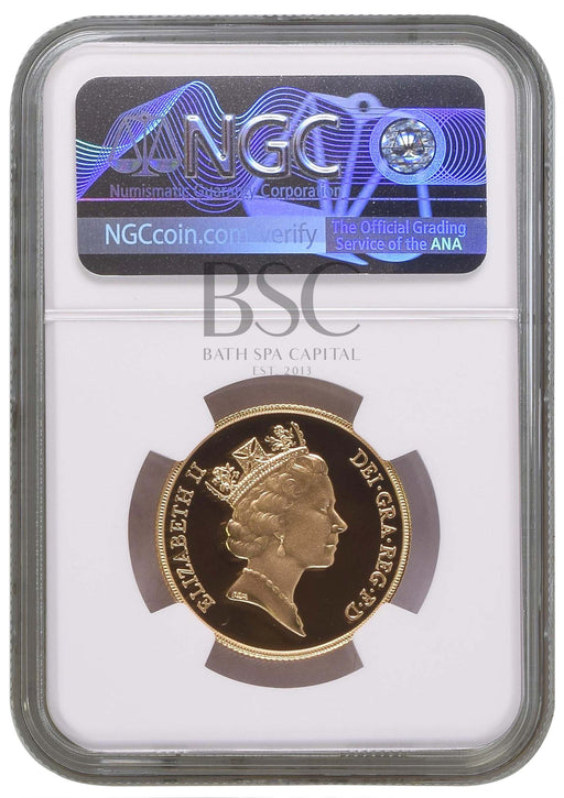 Elizabeth II, 1987 Gold Proof Double Sovereign/Two Pounds NGC PF69 Ultra Cameo