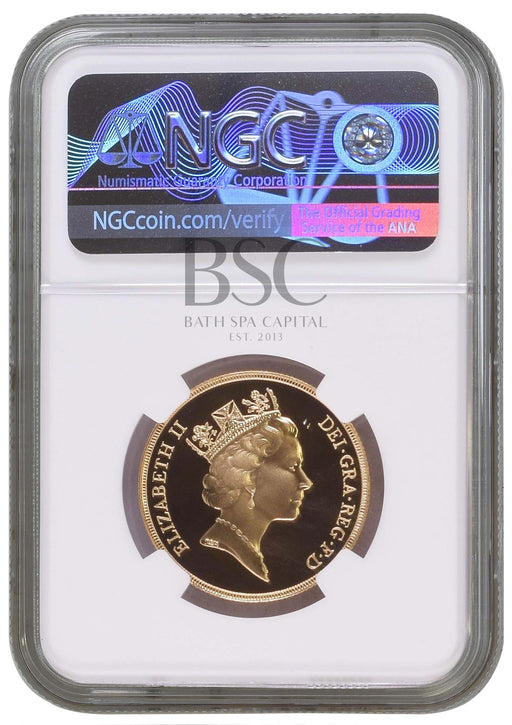 Elizabeth II, 1993 Gold Proof Double Sovereign/Two Pounds NGC PF69 Ultra Cameo