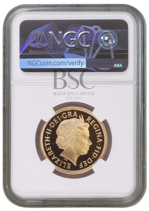 Elizabeth II, 2003 Gold Proof Double Sovereign/Two Pounds NGC PF69 Ultra Cameo