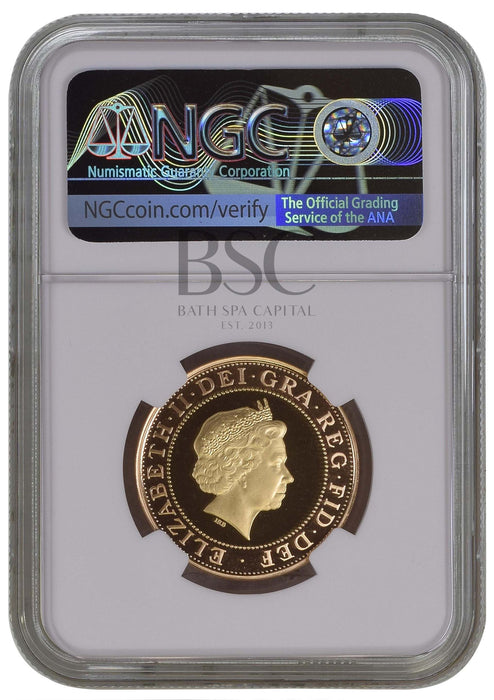 Elizabeth II, 2004 Gold Proof "Steam Locomotive" Two Pounds NGC PF69 Ultra Cameo