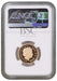 Elizabeth II, 2008 Gold Proof "Welsh Leek" One Pound NGC PF70 Ultra Cameo
