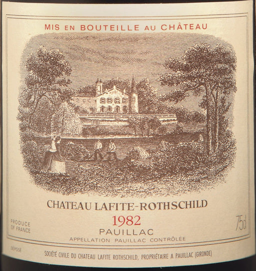 1982 Lafite Rothschild, Pauillac - Case of 12 (Bottle 12 x 75cl) - BSC Collectibles
