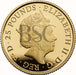Elizabeth II, 2016 Gold Proof Twenty Five Pounds